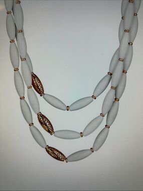 Di Modolo White Agate 18K Rose Gold Multi-Strand Necklace